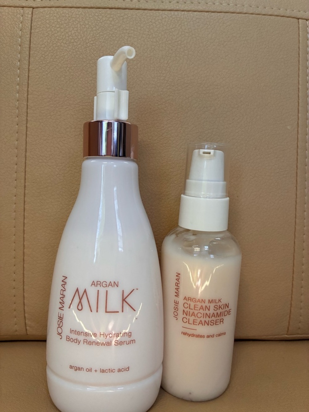 JOSIE MARAN Argan Milk Cleanser & Body Serum